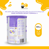  Sản phẩm dinh dưỡng công thức Bubs Supreme Infant Formula 1 