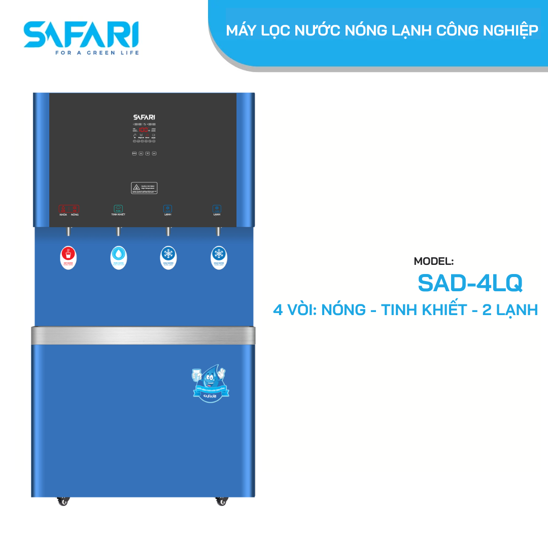 Máy lọc nước nóng lạnh công nghiệp SAFARI SAD-4LQ