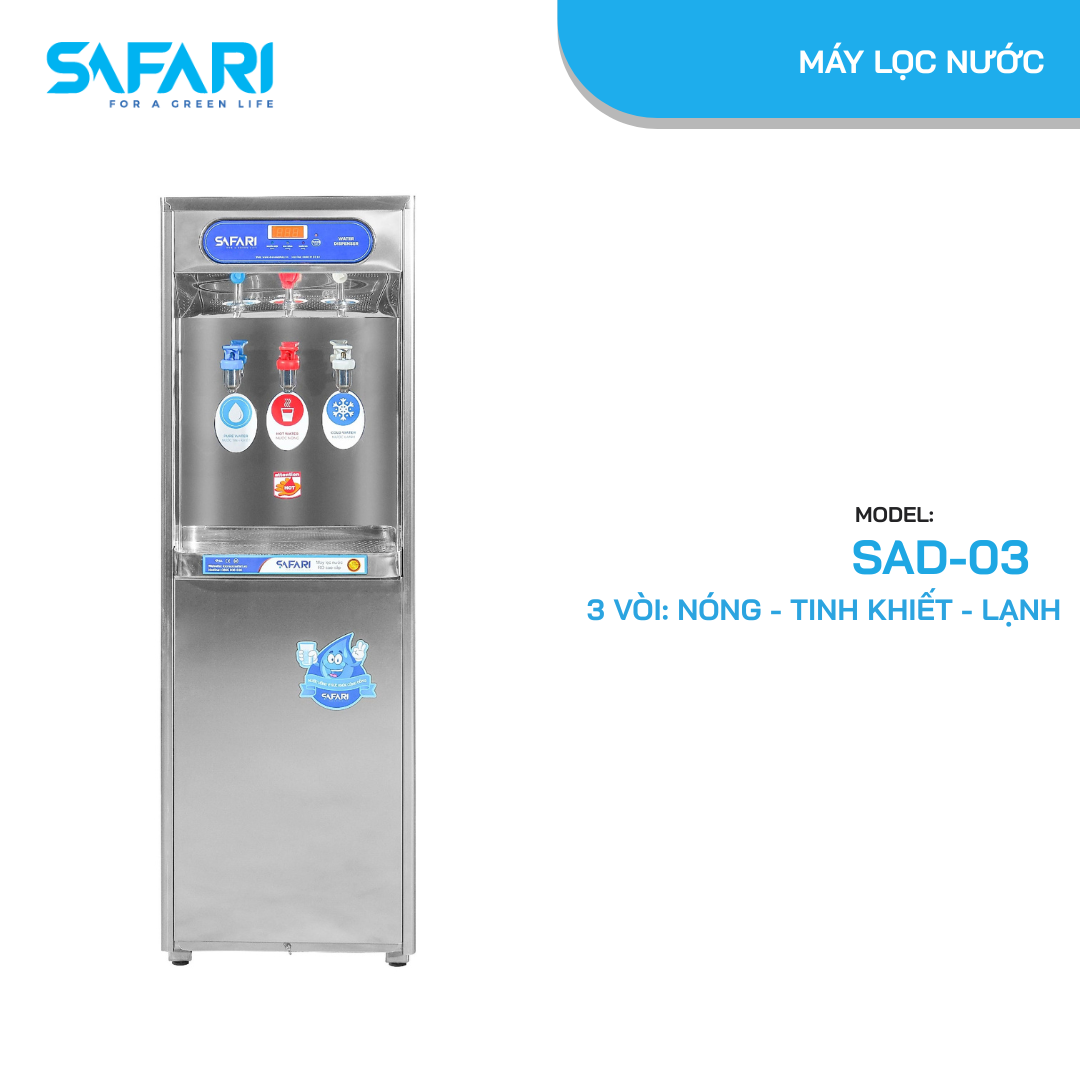 Máy lọc nước nóng lạnh SAFARI SAD-03