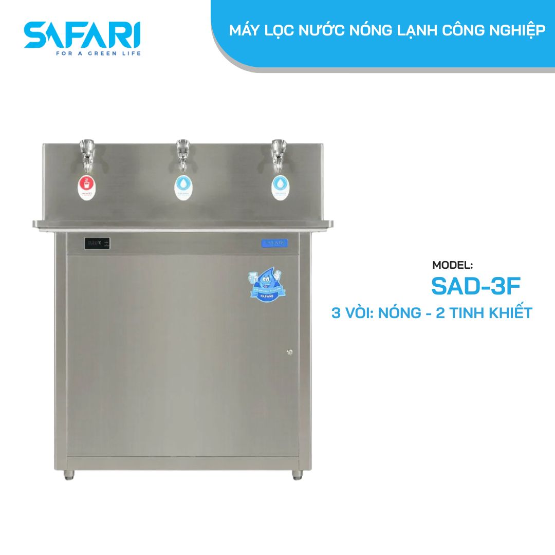 Máy lọc nước nóng lạnh công nghiệp SAFARI SAD-3F