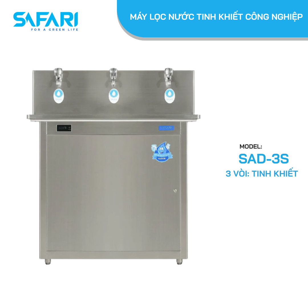 Máy lọc nước tinh khiết công nghiệp SAFARI SAD-3S