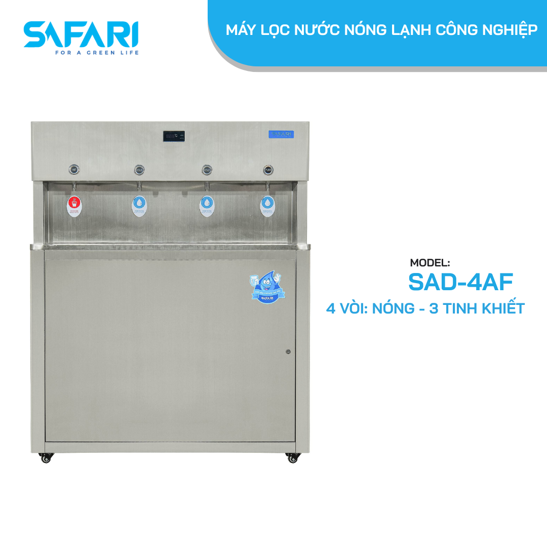 Máy lọc nước nóng lạnh công nghiệp SAFARI SAD-4AF