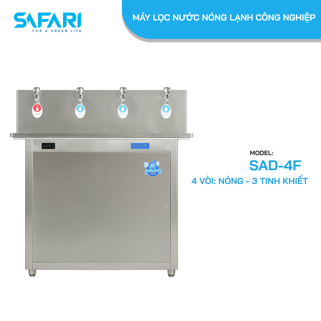 Máy lọc nước nóng lạnh công nghiệp SAFARI SAD-4F