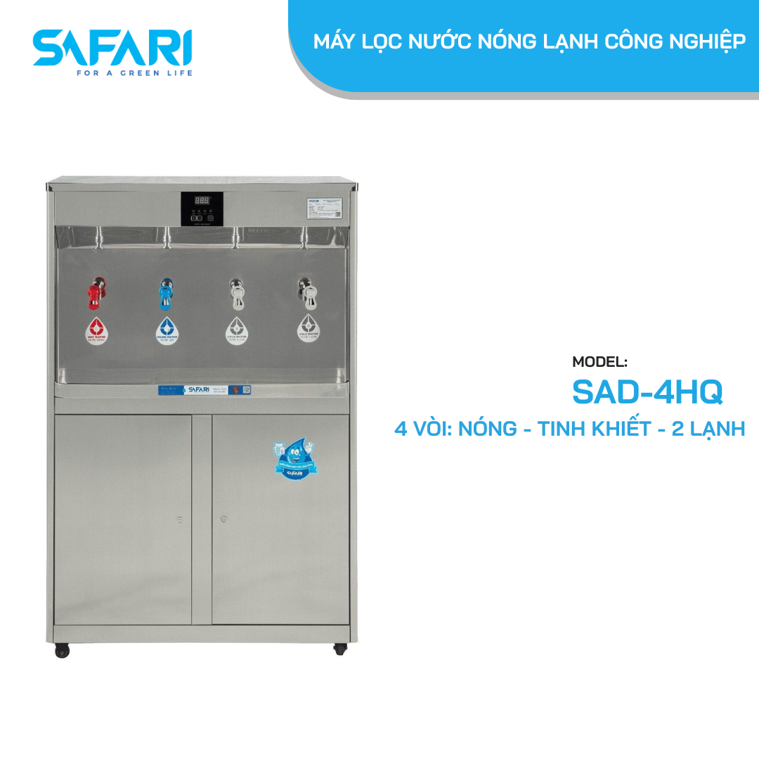 Máy lọc nước nóng lạnh công nghiệp SAFARI SAD-4HQ