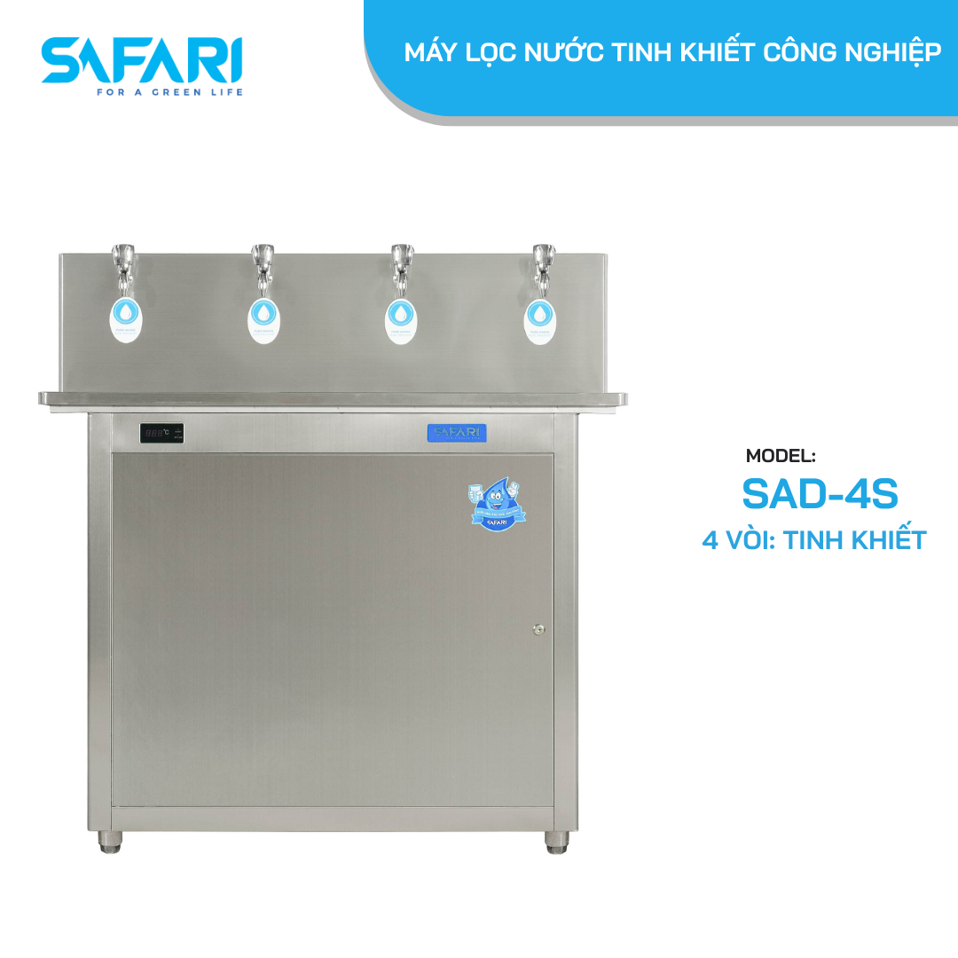 Máy lọc nước tinh khiết công nghiệp SAFARI SAD-4S