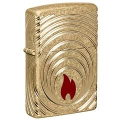 Zippo Coty 2026 Collectible of the Year Asia – GENERATIONS Armor® Tumbled Brass – Zippo 47219