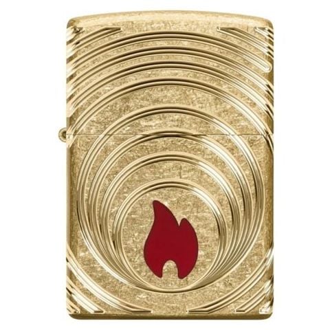 Zippo Coty 2026 Collectible of the Year Asia – GENERATIONS Armor® Tumbled Brass – Zippo 47219