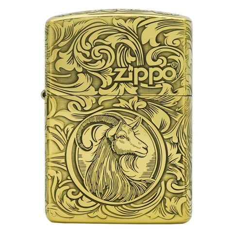 Zippo Armor Limited chủ đề 12 con giáp tuổi con Dê