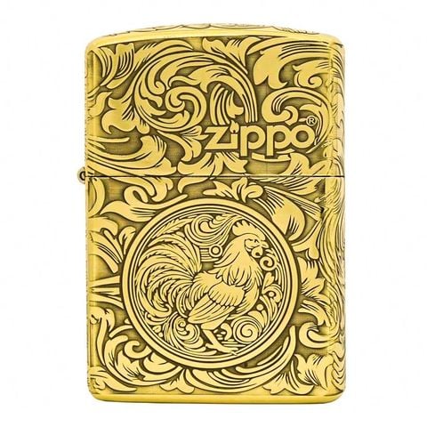 Bật lửa Zippo Armor Limited chủ đề 12 con giáp tuổi Dậu