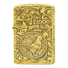 Bật lửa Zippo Armor Limited chủ đề 12 con giáp tuổi Dậu