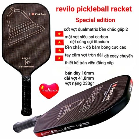  Vợt Pickleball Revilo " TÔI YÊU VIỆT NAM" 