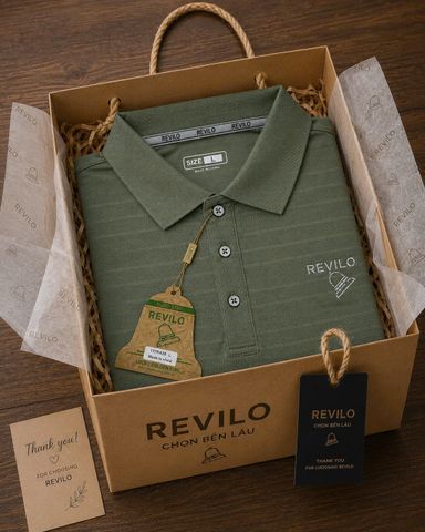  Áo Revilo nam cổ bẻ RA29 