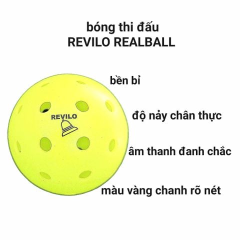 Bóng REVILO pickleball REALBALL hộp xanh 