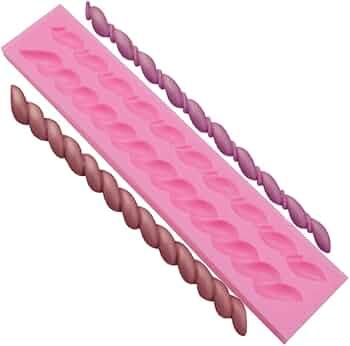 Khuôn silicon dây viền thừng đôi dài 21,5cm ( TC230 )
