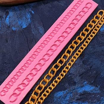 Khuôn silicon dây viền xích túi dài 25,5cm ( TC336 ) còn 3 cái
