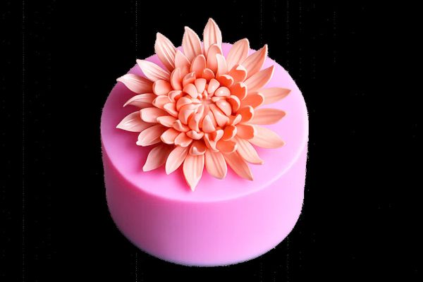 Khuôn silicon hoa cúc đại cánh nhọn lớn 9cm ( TC849 )