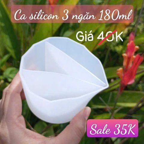 Ca silicon 3 ngăn 180ml ( SM1944 ) mẫu 2024
