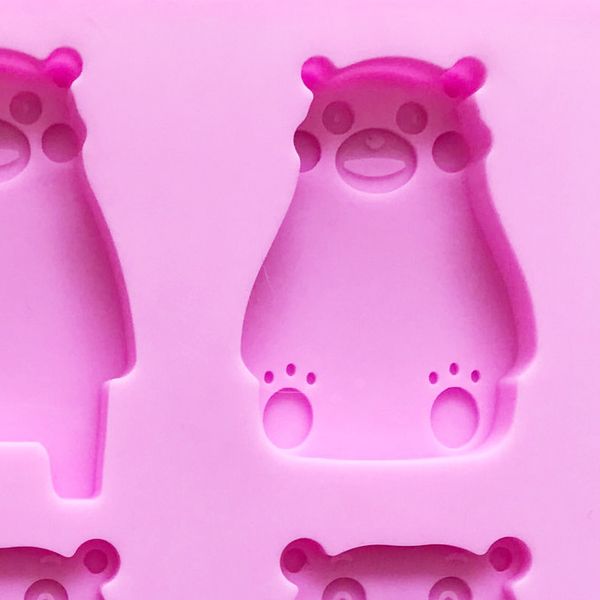 Khuôn silicon 9 gấu kumamon 4,3cm- 5,8cm ( CN292 )