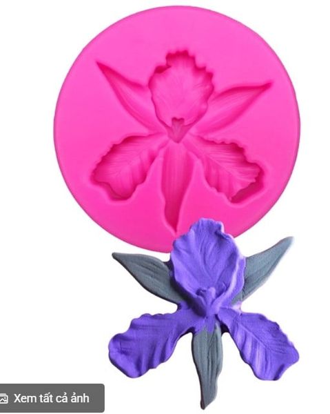 Khuôn Silicon Fondant Hoa Lan Vũ Nữ Mỏng Nhỏ 4,6cm ( TC058 ) CÒN NHIỀU
