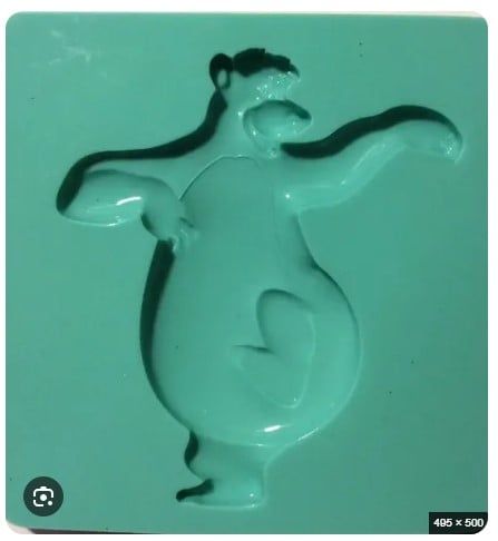 Khuôn silicon làm fondant Gấu 8,6cm ( SM1990 )