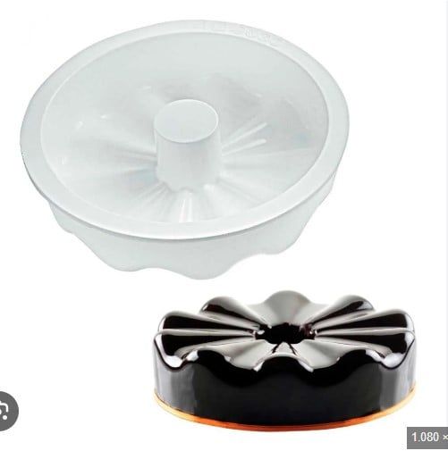 Khuôn silicon làm bánh mousse tròn gợn sóng 18cm ( TC997 ) còn 10 cái