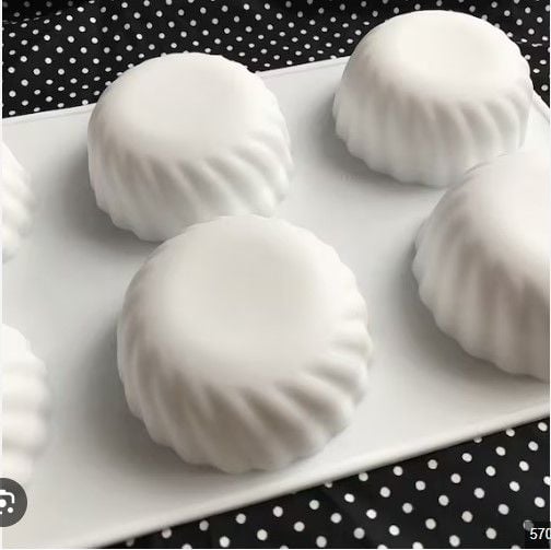 Khuôn silicon làm bánh mousse 6 tròn xoắn 7cm ( SM1976 )