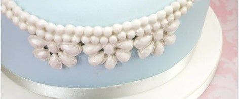 Khuôn silicon dây viền cài hoa dài 11,5cm ( TC471 )