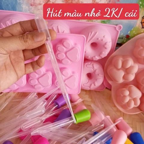 Ống hút bơm màu rau câu 3ml