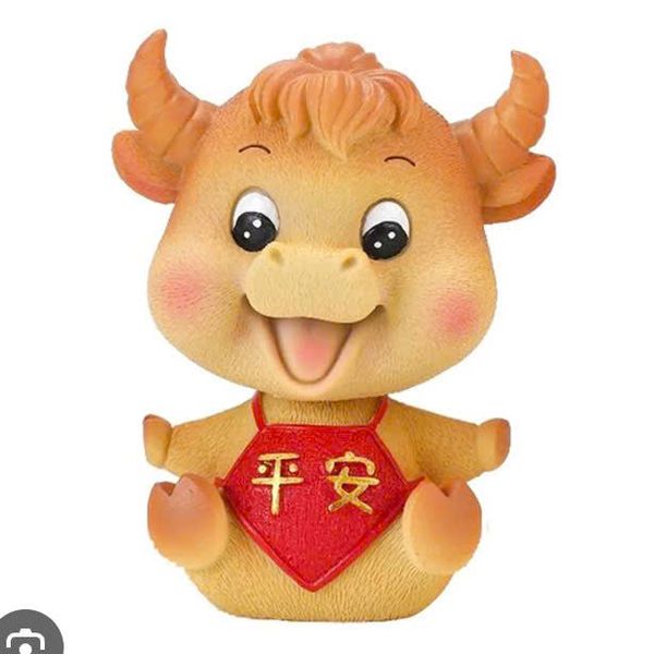 Khuôn silicon làm rau câu con trâu Bình An 8,5cm ( SM1241 )