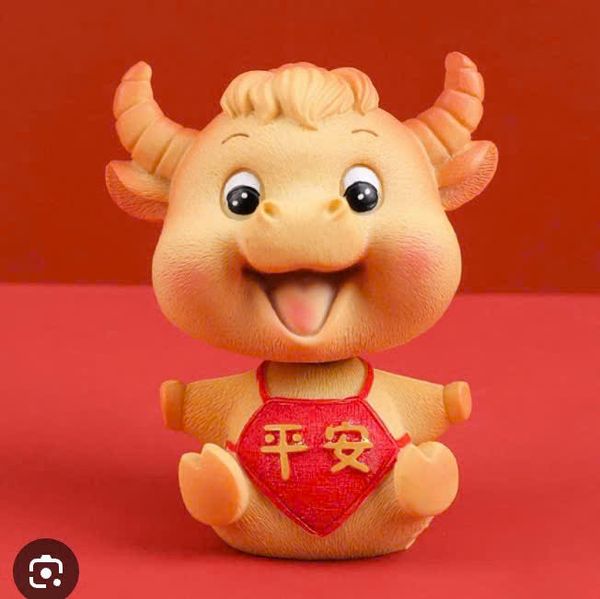 Khuôn silicon làm rau câu con trâu Bình An 8,5cm ( SM1241 )