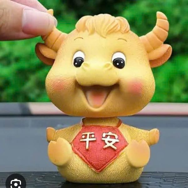 Khuôn silicon làm rau câu con trâu Bình An 8,5cm ( SM1241 )