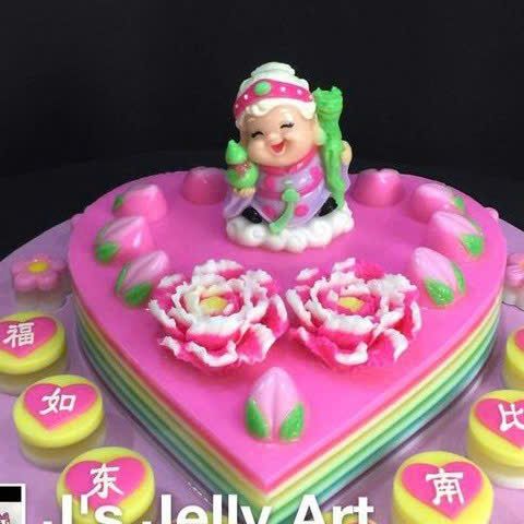 Khuôn silicon ông thọ bà thọ size to 6cm*8cm làm rau câu ( SM1502 )