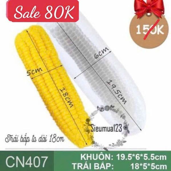 Khuôn silicon trái bắp mỹ 18cm ( CN407 )