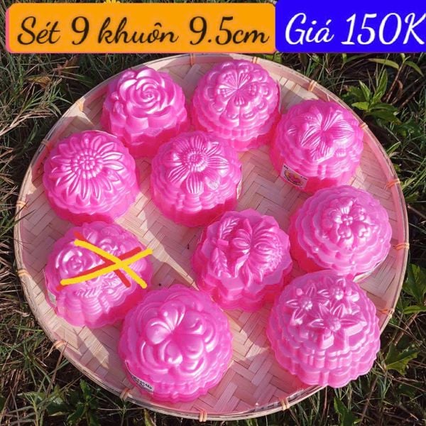 Khuôn Nhựa Rau Câu Trung Thu Hồng 17k/ cái ( SM1841 ) mẫu 2024 new