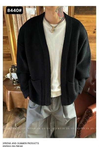  AK Cardigan QC 8440 Trơn 