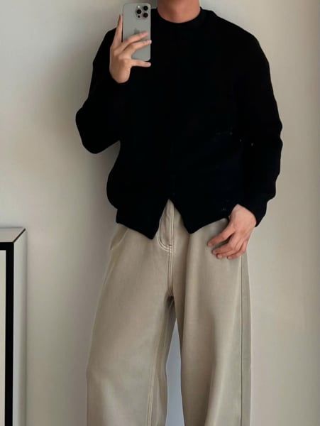  AK Cardigan QC 8209 Trơn 