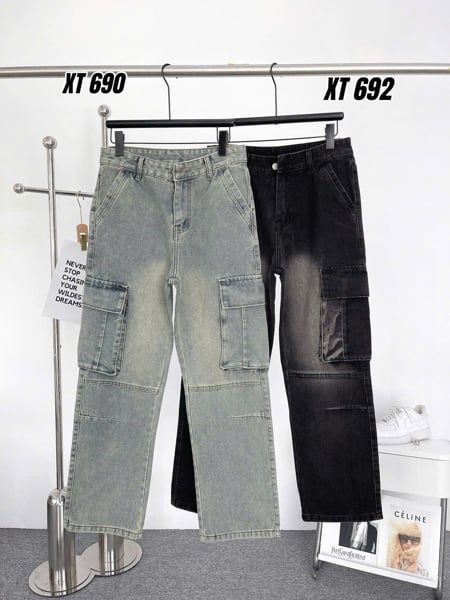  HĐ Jean Ống Suông QC 690 Túi Hộp 