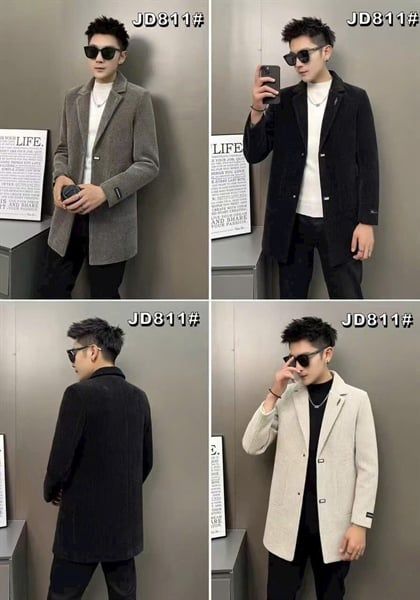  HĐ Vest Dạ QC JD811 Dáng Dài 