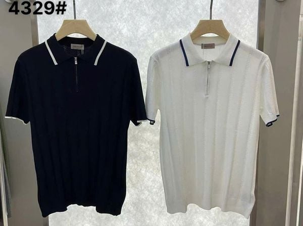  Polo Len QC 4329 Cổ Khoá 