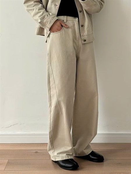  Quần Kaki Suông QC XT X8063 Trơn 