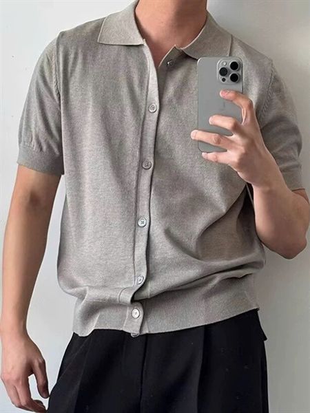  Polo Len QC 5623 Trơn Full Cúc 