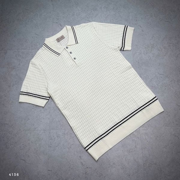  HĐ Polo Len QC 4136 Cải Cổ Và Tay 
