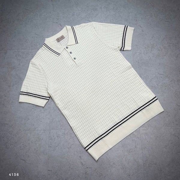  HĐ Polo Len QC 4136 Cải Cổ Và Tay 