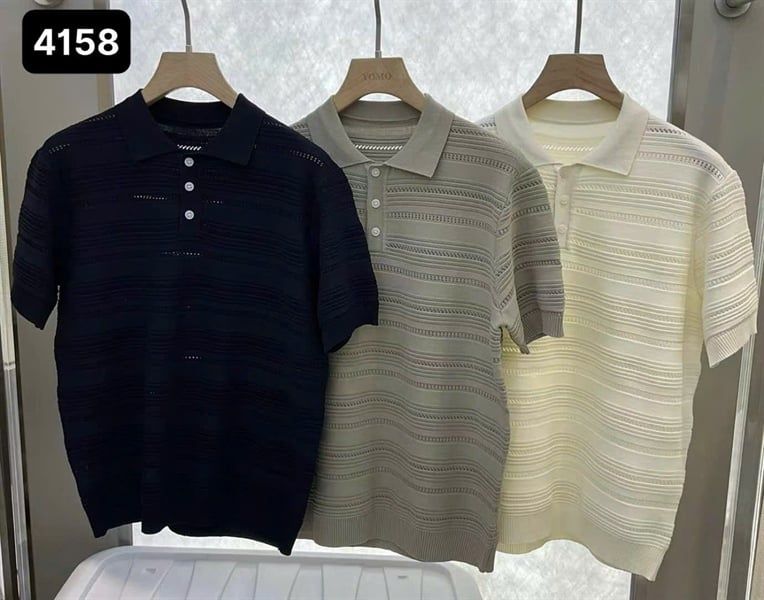  Polo Len QC 4158 Vân 
