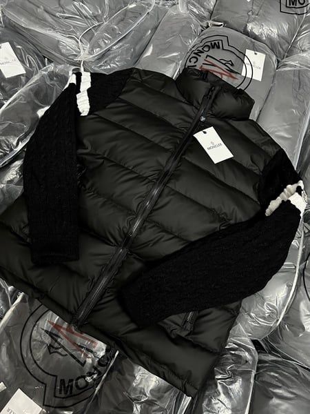  AK Phao SC Moncler Phối Tay Len 