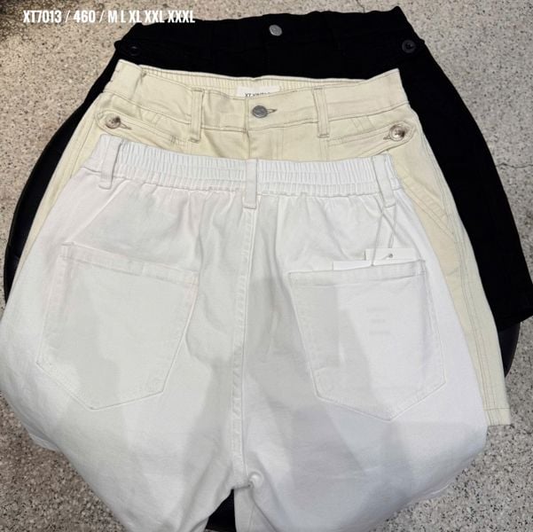  HĐ Short Kaki XT7013 Trơn 