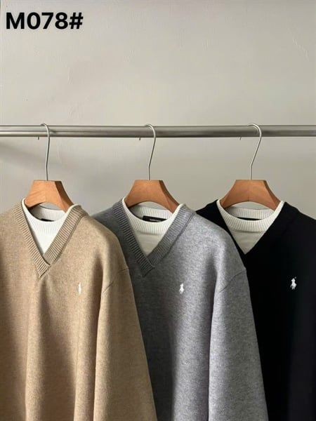  Áo Len QC M078 Cổ Tim 