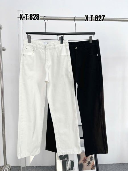  HĐ Jean Ống Đứng QC 828 Trơn 