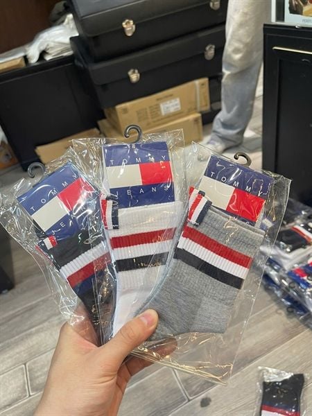  Set Tất Tommy Cổ Trung (5đôi) 