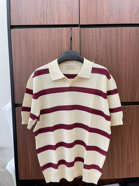  HĐ Polo Len QC 4339 Kẻ Ngang Lưới 